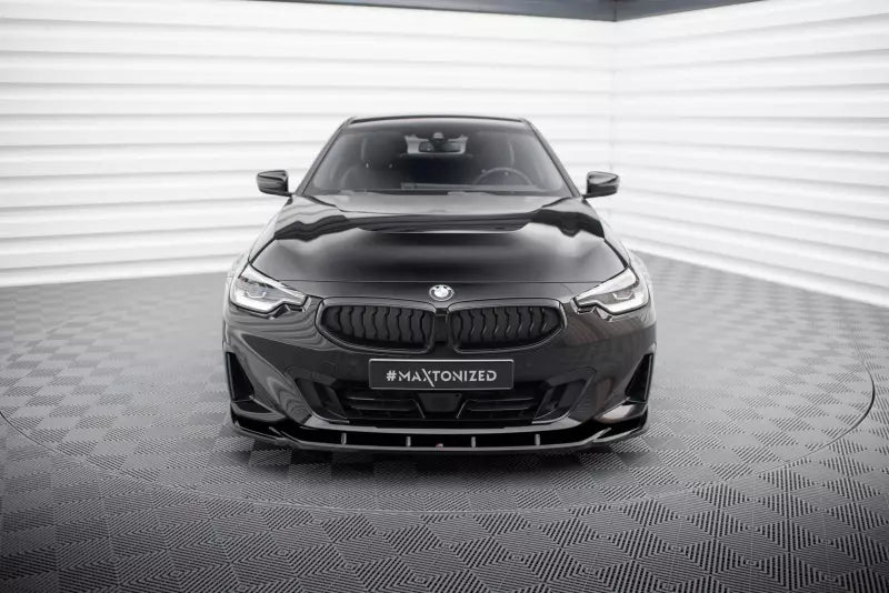 Maxton Design Frontlippe V.3 für BMW 2 Coupe G42 Hochglanz schwarz – Ansicht 2