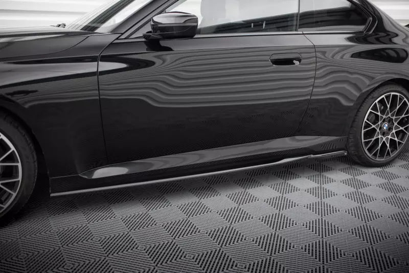 Maxton Design Seitenschweller (Paar) für BMW 2 Coupe G42 Hochglanz schwarz – Ansicht 1