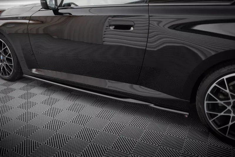 Maxton Design Seitenschweller (Paar) für BMW 2 Coupe G42 Hochglanz schwarz – Ansicht 2