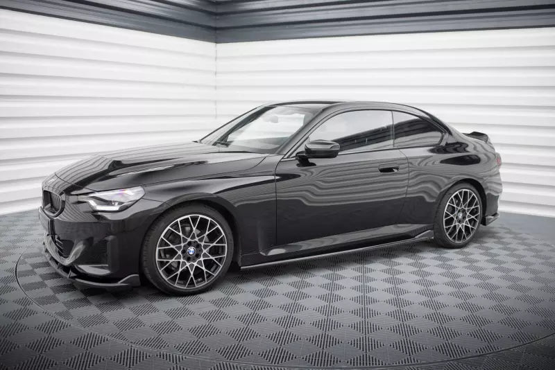 Maxton Design Seitenschweller (Paar) V.2 für BMW 2 Coupe G42 Hochglanz schwarz – Ansicht 2