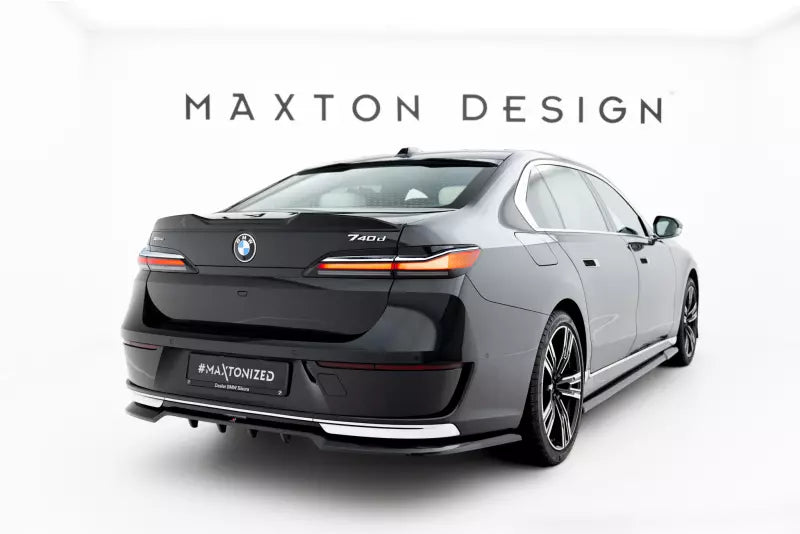 Maxton Design Heckscheiben Spoiler für BMW 7 M-Paket / M760e G70 Hochglanz schwarz – Ansicht 2