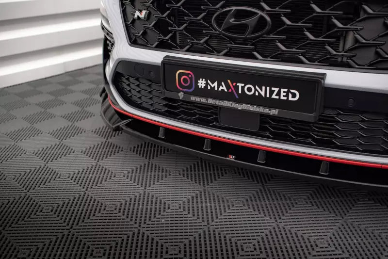Maxton Design Frontlippe V.2 mit Flaps für Hyundai Kona N Mk1 – Ansicht 3