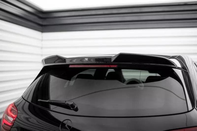 Maxton Design Heckspoiler 3D für Mercedes A AMG-Line W176 Facelift Hochglanz schwarz – Ansicht 1