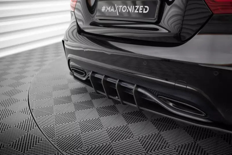 Maxton Design Street Pro Heckdiffusor für Mercedes A AMG-Line W176 Facelift Schwarz – Ansicht 3