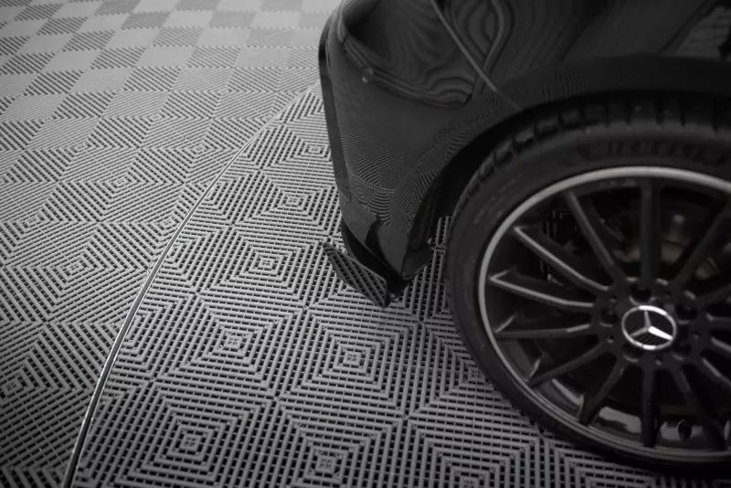 Maxton Design Street Pro Heckdiffusor-Flaps für Mercedes A AMG-Line W176 Facelift Hochglanz schwarz – Ansicht 2