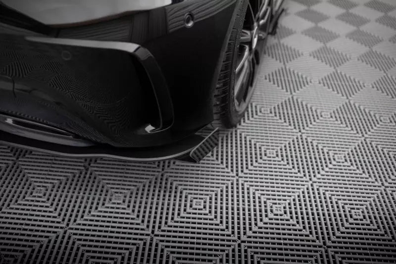 Maxton Design Street Pro Heckdiffusor-Flaps für Mercedes A AMG-Line W176 Facelift Hochglanz schwarz – Ansicht 3