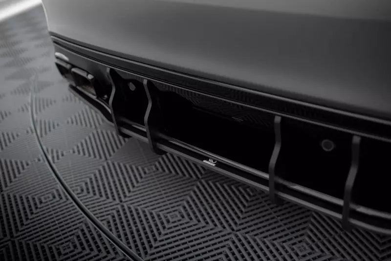 Maxton Design Street Pro Heckdiffusor für Mercedes C63 Limousine / Kombi W205 Facelift Schwarz – Ansicht 2