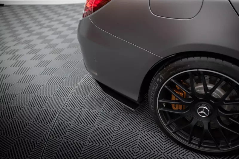 Maxton Design Street Pro Diffusor Flaps für Mercedes C63 Limousine / Kombi W205 Facelift schwarz matt – Ansicht 3