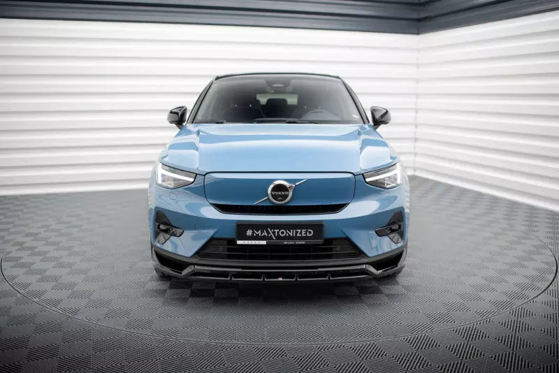 Maxton Design Frontlippe für Volvo C40 Mk1 Hochglanz schwarz – Ansicht 2