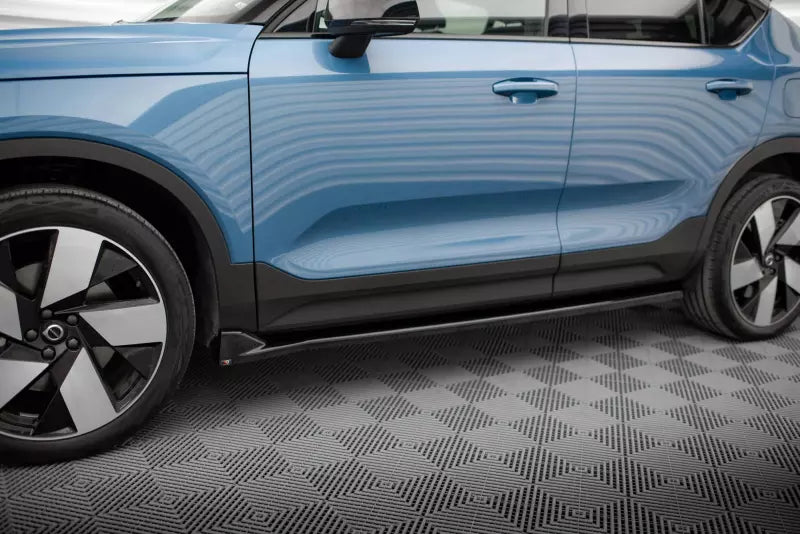 Maxton Design Seitenschweller (Paar) für Volvo C40 Mk1 Hochglanz schwarz – Ansicht 1