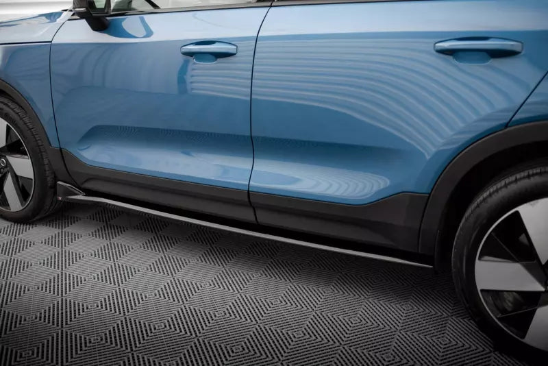Maxton Design Seitenschweller (Paar) für Volvo C40 Mk1 Hochglanz schwarz – Ansicht 3