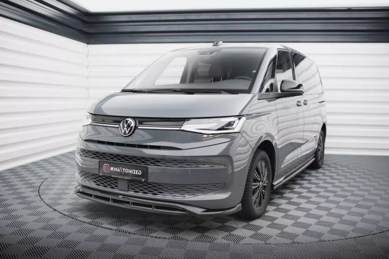 Maxton Design Frontlippe für Volkswagen Multivan T7 Hochglanz schwarz – Ansicht 1