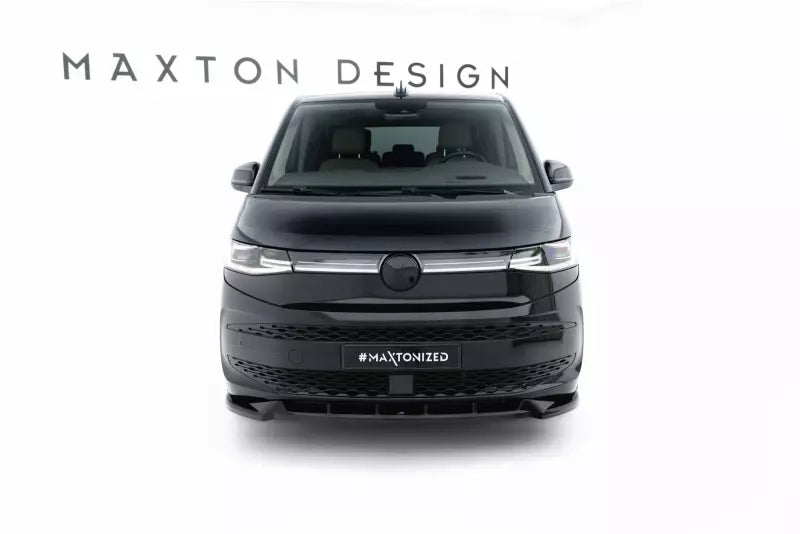 Maxton Design Frontlippe V.2 für Volkswagen Multivan T7 Hochglanz schwarz – Ansicht 2