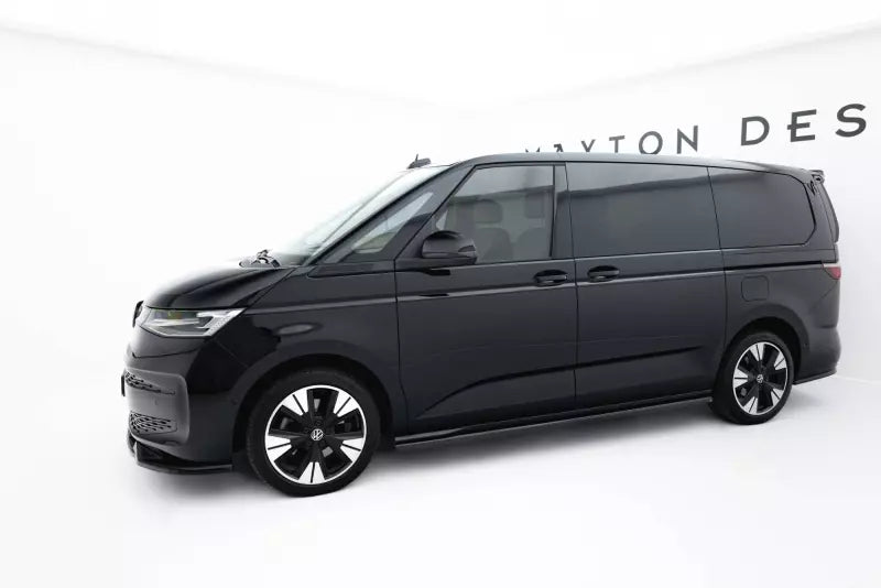 Maxton Design Seitenschweller (Paar) für VW Multivan T7 Hochglanz schwarz – Ansicht 2