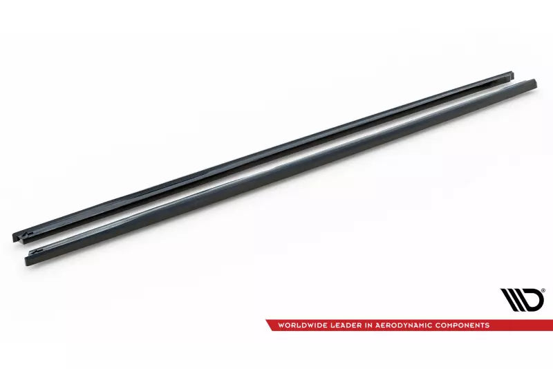 Maxton Design Seitenschweller (Paar) für VW Multivan T7 Hochglanz schwarz – Ansicht 4
