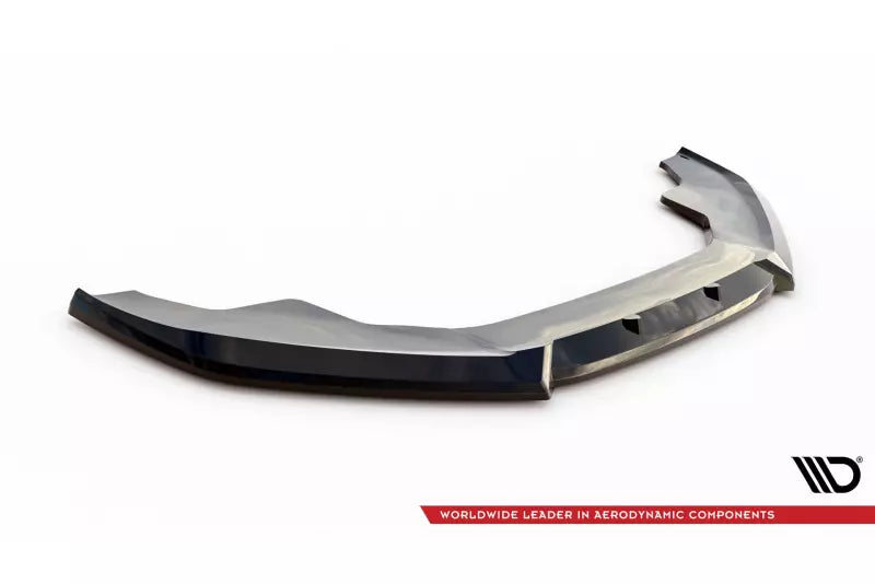 Maxton Design Frontlippe für Audi A4 Competition B8 Facelift Hochglanz schwarz – Ansicht 4