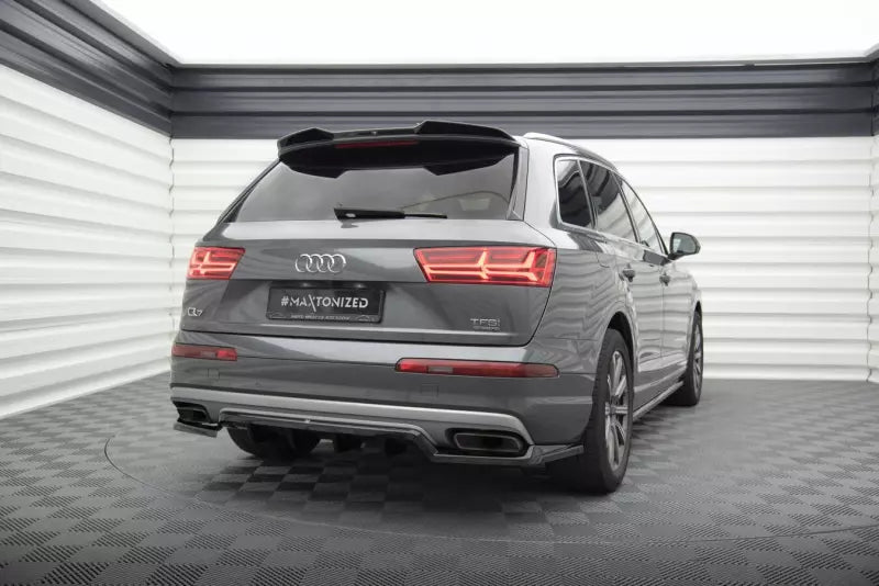 Maxton Design Heckspoiler 3D für Audi Q7 Mk2 Hochglanz schwarz – Ansicht 2