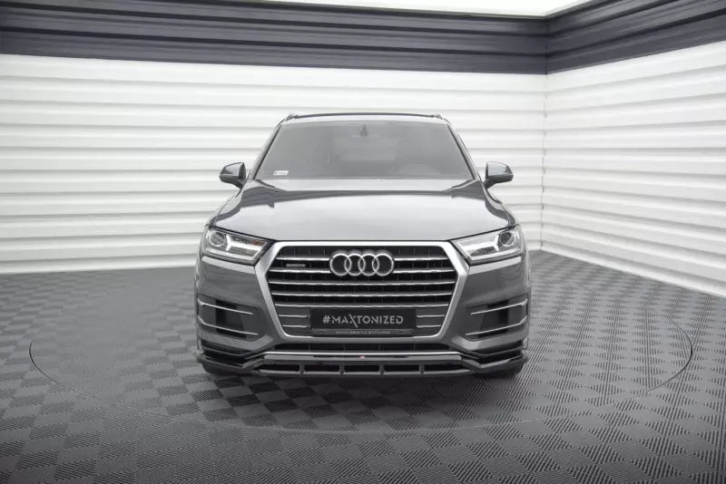 Maxton Design Frontlippe für Audi Q7 Mk2 Hochglanz schwarz – Ansicht 2