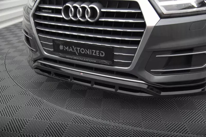 Maxton Design Frontlippe für Audi Q7 Mk2 Hochglanz schwarz – Ansicht 3