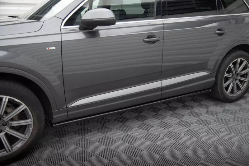 Maxton Design Seitenschweller (Paar) für Audi Q7 Mk2 Hochglanz schwarz – Ansicht 1