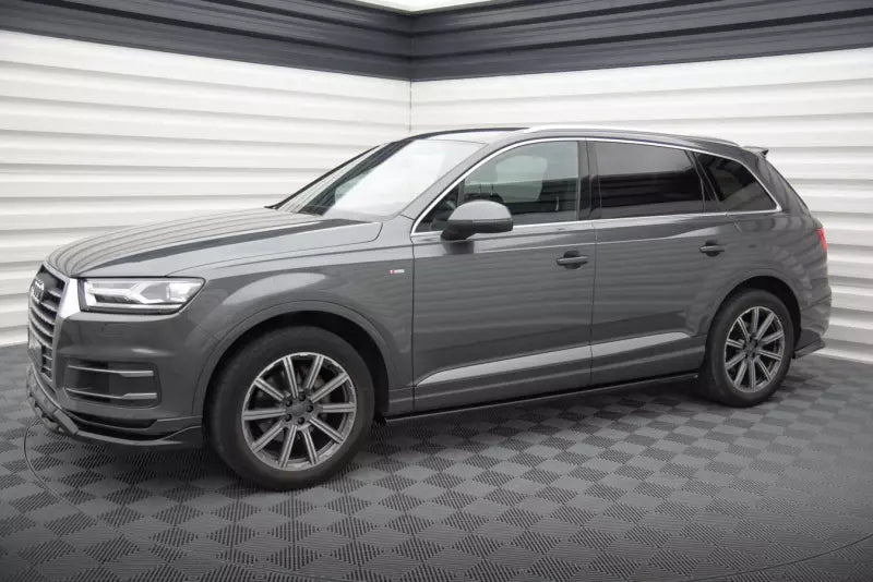 Maxton Design Seitenschweller (Paar) für Audi Q7 Mk2 Hochglanz schwarz – Ansicht 2