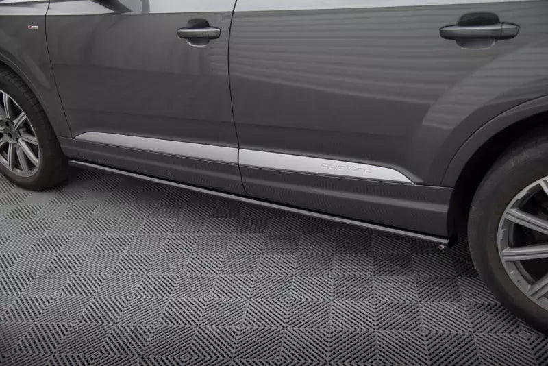 Maxton Design Seitenschweller (Paar) für Audi Q7 Mk2 Hochglanz schwarz – Ansicht 3