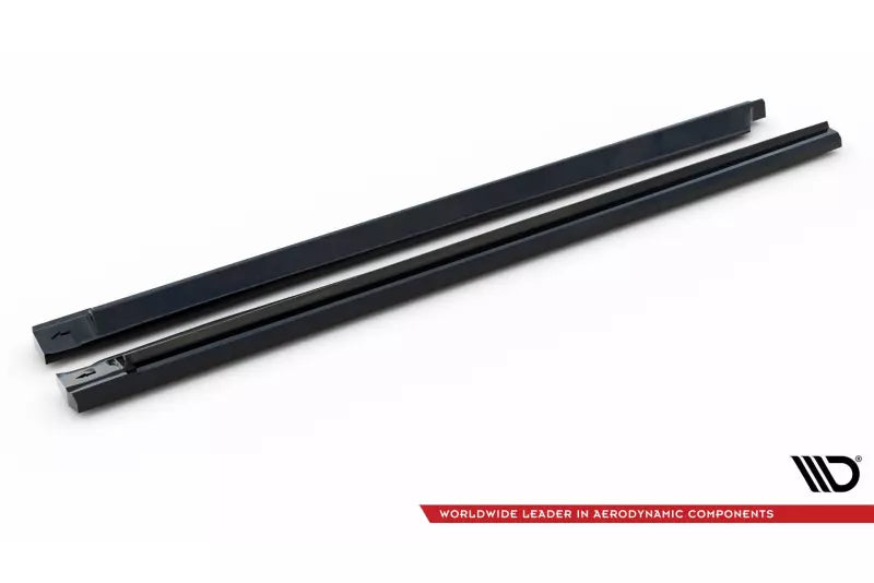 Maxton Design Seitenschweller (Paar) für Audi Q7 Mk2 Hochglanz schwarz – Ansicht 4