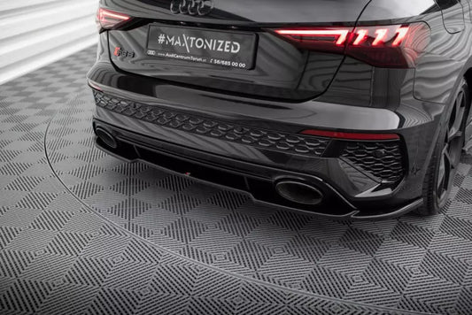 Maxton Design Heckdiffusor für Audi RS3 Sportback 8Y Hochglanz schwarz – Ansicht 1