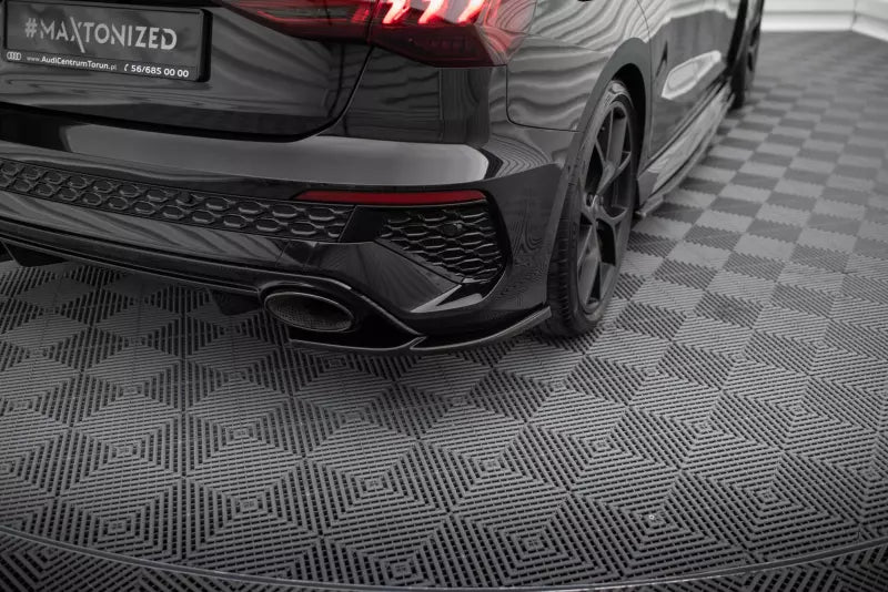Maxton Design Diffusor Flaps für Audi RS3 Sportback 8Y Hochglanz schwarz – Ansicht 1