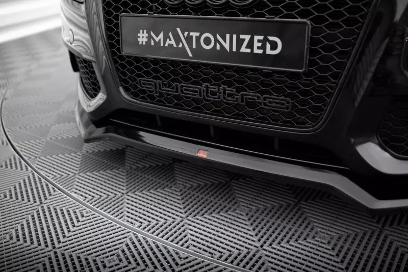 Maxton Design Frontlippe V.3 für Audi S5 / A5 S-Line B8 8T Hochglanz schwarz – Ansicht 3