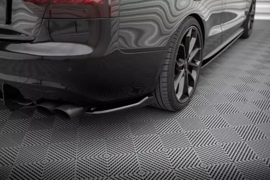 Maxton Design Diffusor Flaps für Audi S5 / A5 S-Line Coupe / Cabriolet B8 8T Hochglanz schwarz – Ansicht 1