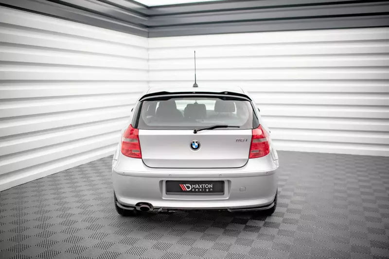 Maxton Design Heckspoiler Lippe V.2 für BMW 1er E81 Facelift Hochglanz schwarz – Ansicht 2