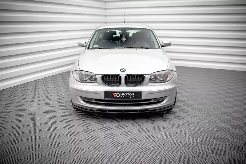Maxton Design Frontlippe V.2 für BMW 1er E81 Facelift Hochglanz schwarz – Ansicht 2