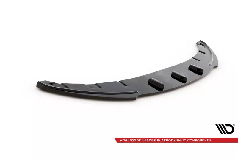 Maxton Design Frontlippe V.2 für BMW 1er E81 Facelift Hochglanz schwarz – Ansicht 4