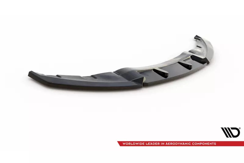Maxton Design Frontlippe V.3 für BMW 1er E81 Facelift Hochglanz schwarz – Ansicht 4