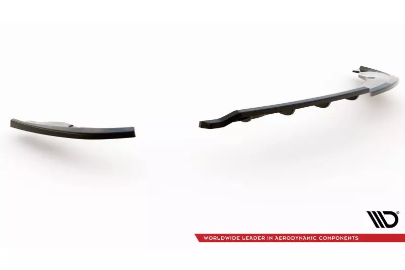 Maxton Design mittlerer Heckdiffusor DTM Look für BMW 1er E81 Facelift Hochglanz schwarz – Ansicht 4