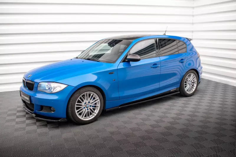 Maxton Design Seitenschweller (Paar) für BMW 1er M-Paket E87 Facelift Hochglanz schwarz – Ansicht 3