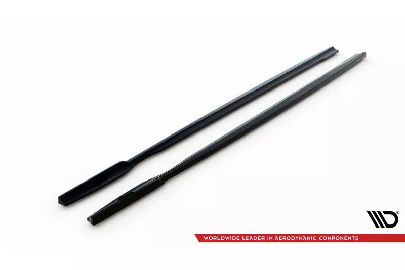 Maxton Design Seitenschweller (Paar) für BMW 1er M-Paket E87 Facelift Hochglanz schwarz – Ansicht 4