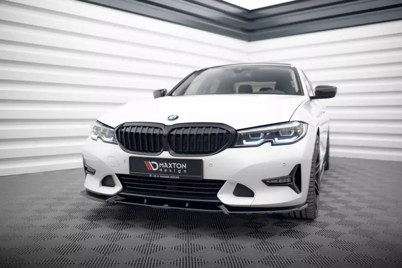 Maxton Design Frontlippe für BMW 3er Sport Line / Luxury Line G20 / G21 Hochglanz schwarz – Ansicht 1