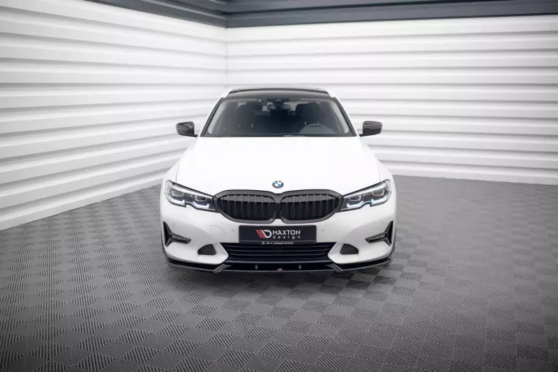 Maxton Design Frontlippe für BMW 3er Sport Line / Luxury Line G20 / G21 Hochglanz schwarz – Ansicht 2