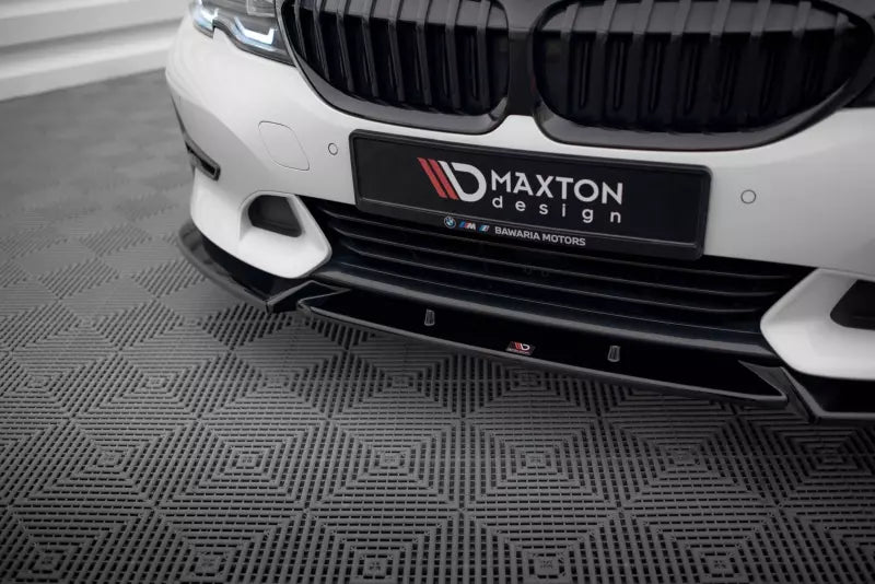 Maxton Design Frontlippe für BMW 3er Sport Line / Luxury Line G20 / G21 Hochglanz schwarz – Ansicht 3