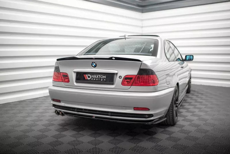 Maxton Design Heckspoiler Lippe V.2 für BMW 3er Coupe E46 Hochglanz schwarz – Ansicht 2