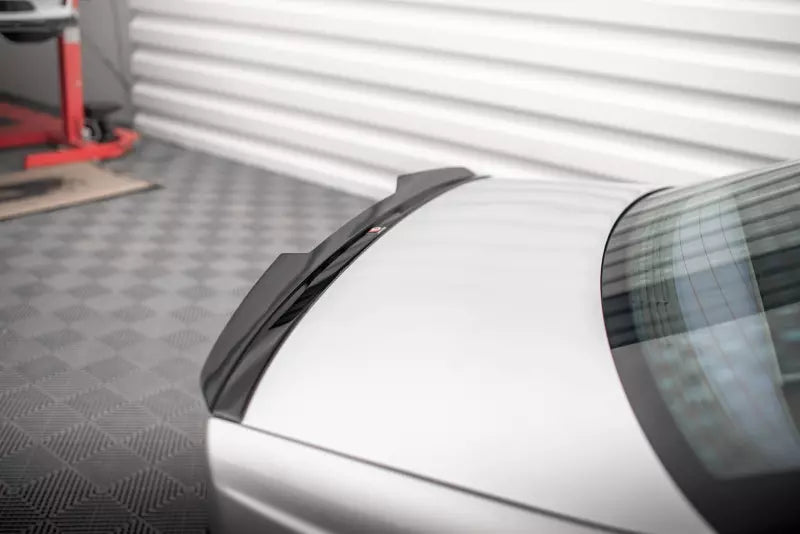 Maxton Design Heckspoiler Lippe V.2 für BMW 3er Coupe E46 Hochglanz schwarz – Ansicht 3