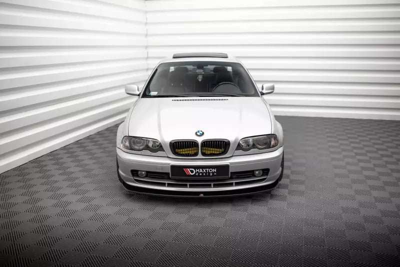 Maxton Design Frontlippe V.2 für BMW 3er Coupe E46 Hochglanz schwarz – Ansicht 2