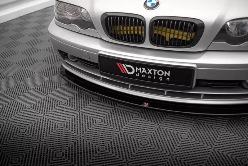 Maxton Design Frontlippe V.2 für BMW 3er Coupe E46 Hochglanz schwarz – Ansicht 3