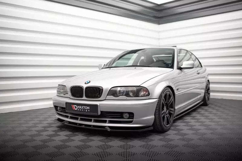 Maxton Design Frontlippe V.3 für BMW 3er Coupe E46 Hochglanz schwarz – Ansicht 1