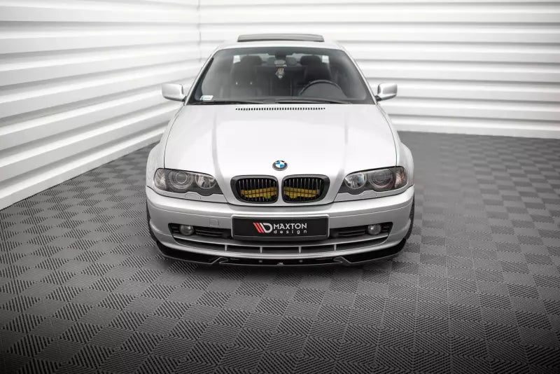 Maxton Design Frontlippe V.3 für BMW 3er Coupe E46 Hochglanz schwarz – Ansicht 2