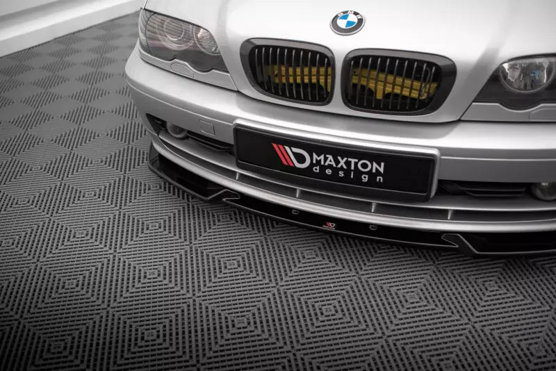 Maxton Design Frontlippe V.3 für BMW 3er Coupe E46 Hochglanz schwarz – Ansicht 3