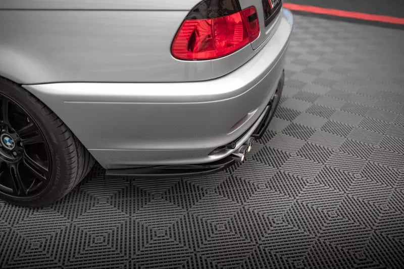 Maxton Design Diffusor Flaps für BMW 3er Coupe E46 Hochglanz schwarz – Ansicht 3