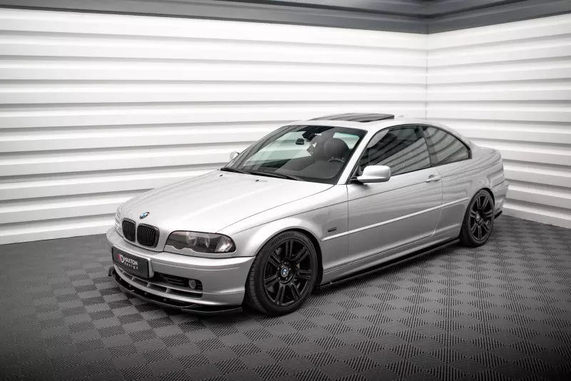 Maxton Design Seitenschweller (Paar) für BMW 3er Coupe E46 Hochglanz schwarz – Ansicht 3